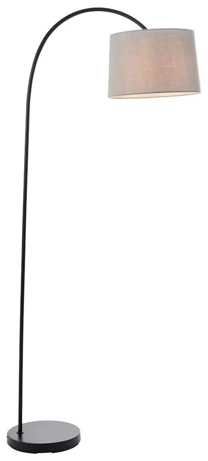 Endon 78163 - Lampada da terra CARLSON 1xE27/60W/230V grigio/nero