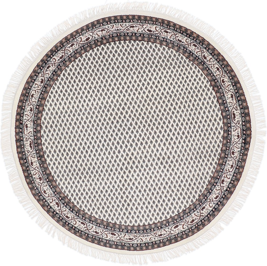 Mir Tappeto orientale 200x200 Beige (Indian) Annodato A Mano