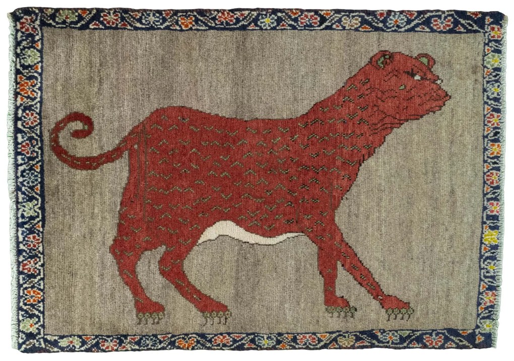 Gabbeh Tappeto 80 x 120 Marrone (Iran) Annodato A Mano