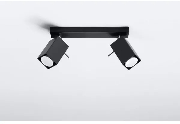 Faretto MERIDA 2 2xGU10/40W/230V nero