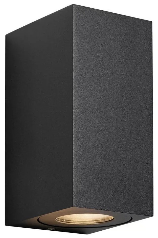 Nordlux - Applique da esterno CANTO 2xGU10/28W/230V IP44 nera