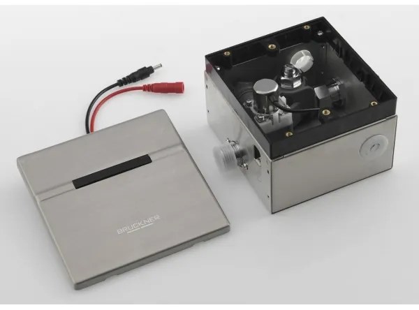 Bruckner - Sciacquone per orinatoio a sensore 6V DC/4xAA acciaio inossidabile