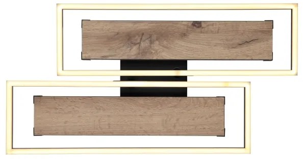 Globo 67299D1 - Plafoniera LED COLLI LED/48W/230V marrone/nero