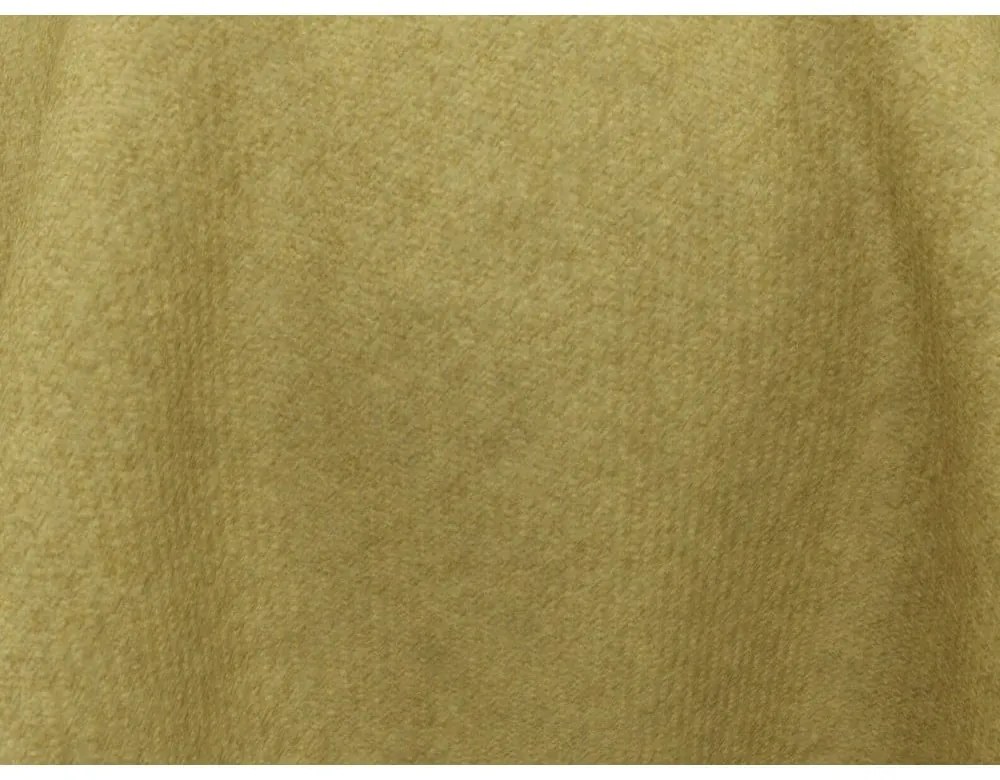 Sedia da pranzo gialla in imbottito Kanoa – Makamii