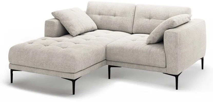 Divano angolare beige (con penisola a sinistra/con chaise lounge) Bemy – Micadoni