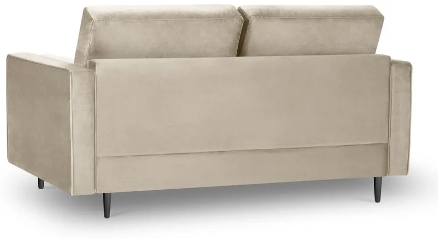 Divano in velluto beige, 174 cm Santo - Milo Casa