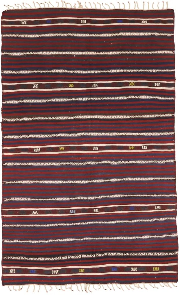 Turkmen Tappeto 190x120 Rosso (Afghanistan) Annodato A Mano