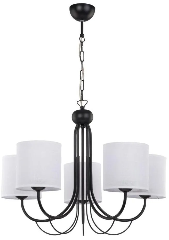 Jupiter 1483 - Lampadario a sospensione con catena KASKADA 5xE27/60W/230V