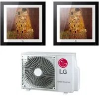 Climatizzatore Condizionatore LG Dual Split Inverter serie ARTCOOL GALLERY 9+9 con MU2R17 R-32 Wi-Fi Optional 9000+9000