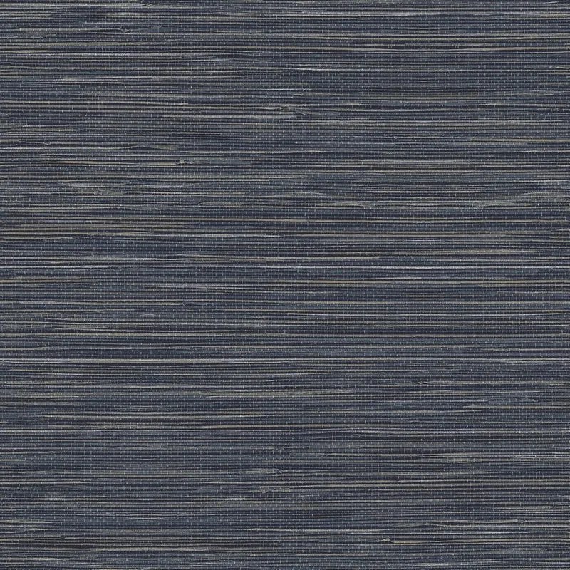 Carta da parati Tahiti Grasscloth  blu, 53 cm x 10.05 m