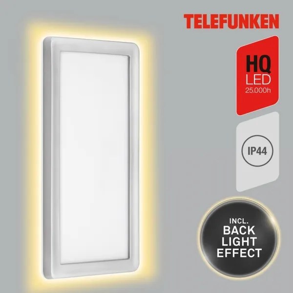 Telefunken 313604TF - Applique a LED da esterno LED/16W/230V IP44 argento