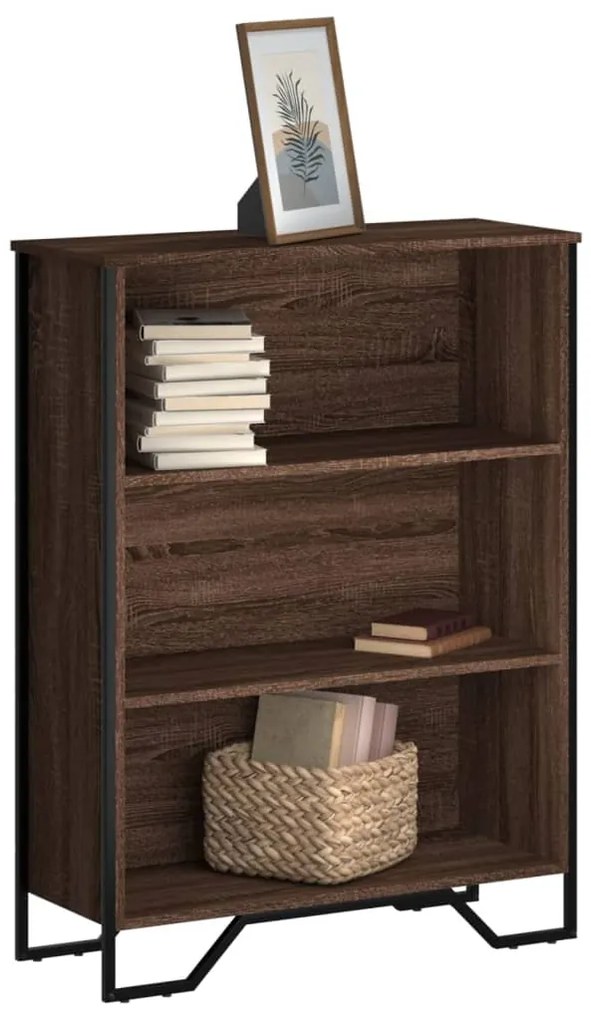 Libreria Rovere Marrone 80x31x106 Cm İn Legno Multistrato /