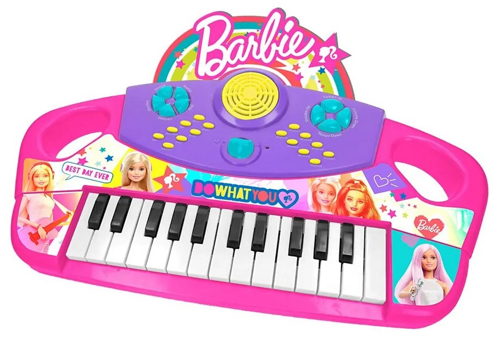 Pianoforte giocattolo Barbie Pianoforte Elettrico (3 Unità)