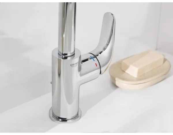 GROHE 24330001 - Miscelatore lavabo EUROSMART, misura L, cromo lucido
