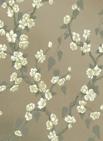 Little Greene Carta da parati Sakura - Metal Lustre