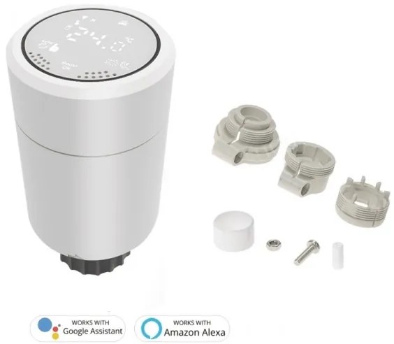 Immax NEO 07732A - SET 3x Testine termostatiche 2xAA/3V Tuya