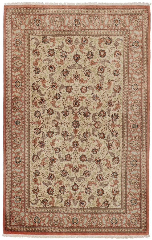 Ghom Tappeto 100x160 (Iran) Annodato A Mano