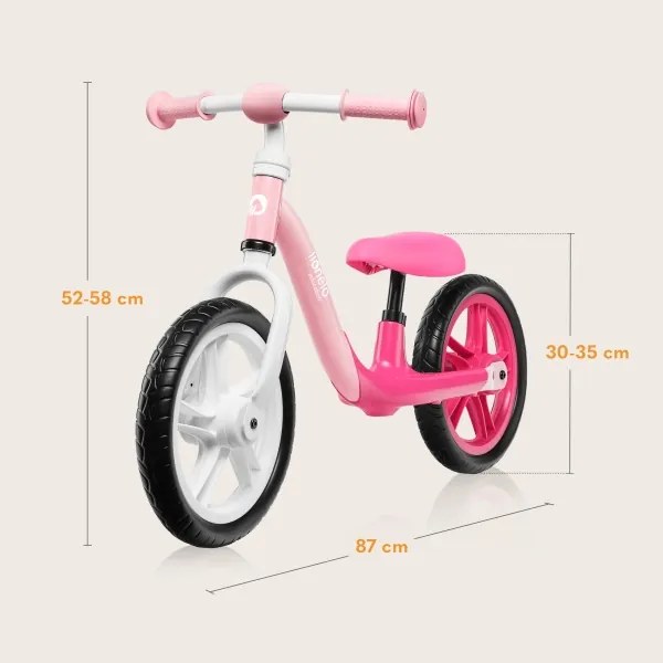 Lionelo - Bicicletta senza pedali ALEX Bubblegum
