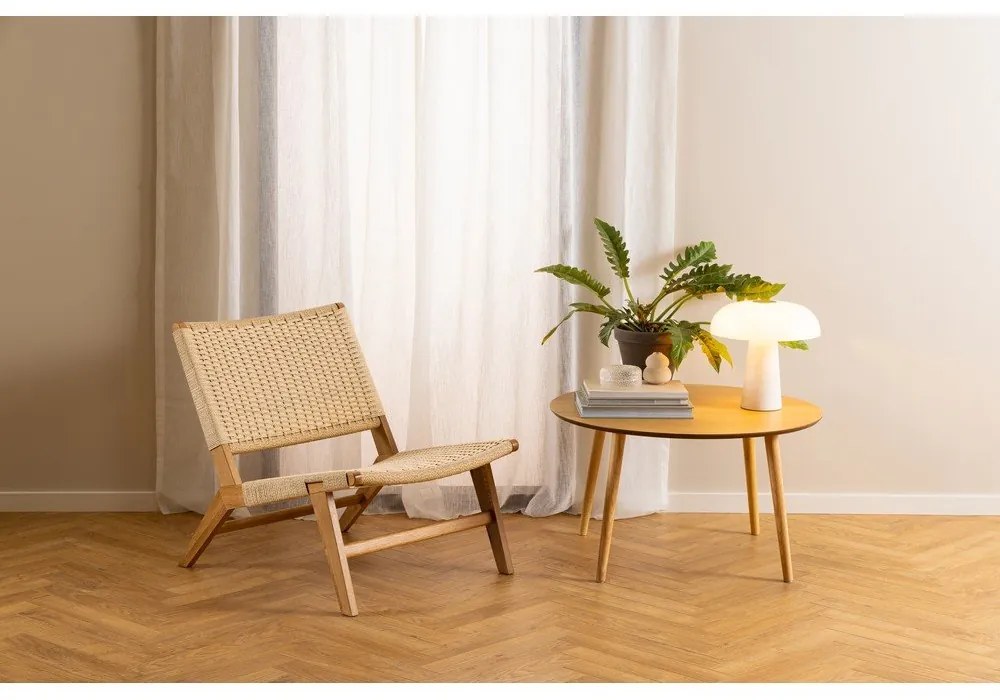 Poltrona con intreccio in colore naturale Carson - Actona