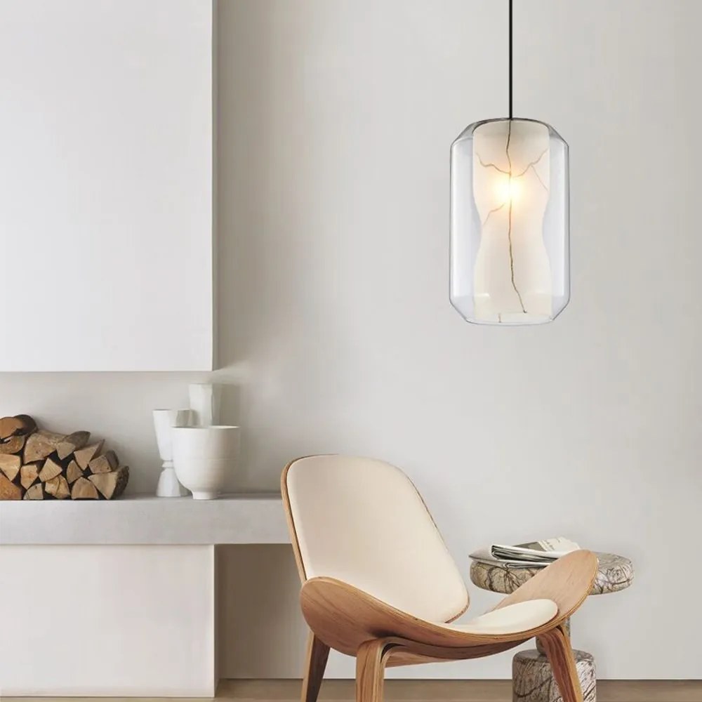 Lampada WHITE MARBLE APP909-1CP