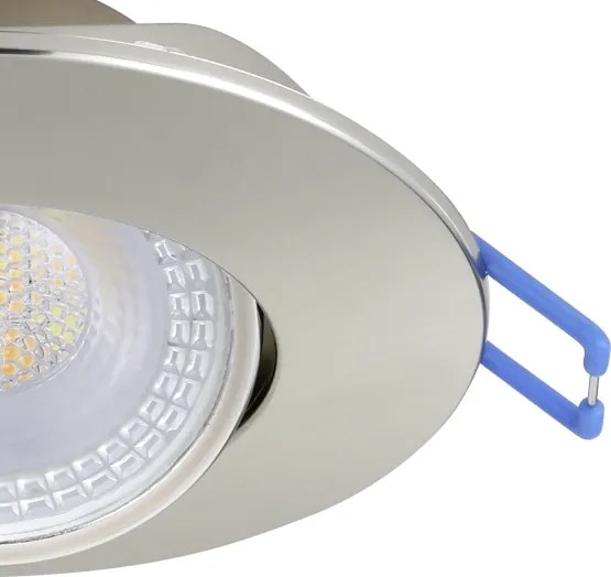 Eglo 300194 - Set 5x faretti LED da incasso GEDREZ LED/4,9W/230V Ø 9 cm cromo