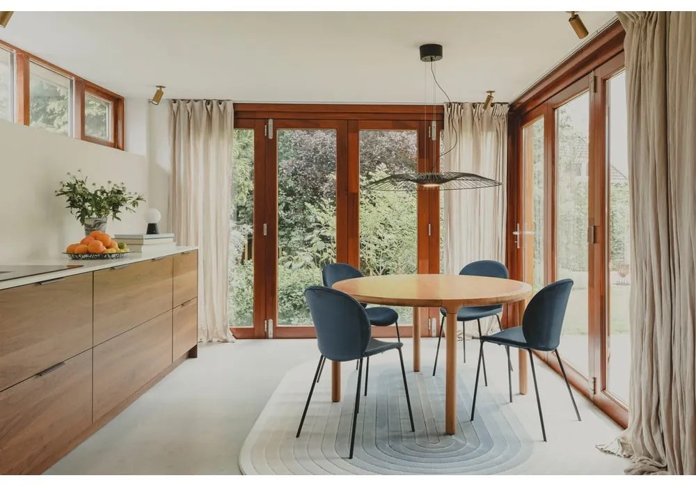 Tavolo da pranzo rotondo con effetto rovere ø 128 cm Storm – Zuiver