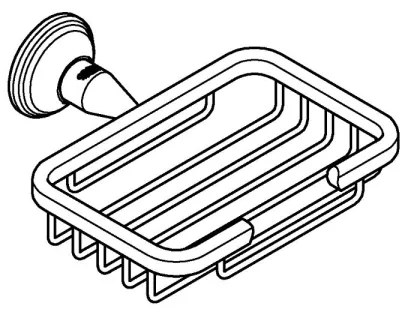 GROHE 40659001 - Mensola angolare ESSENTIALS AUTHENTIC cromo lucido