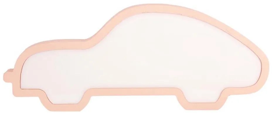 Lampada da tavolo LED per bambini CAR LED/11W/230V rosa