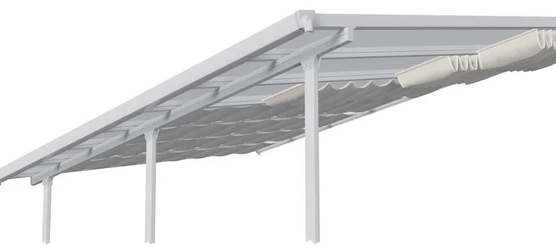 Telo pergola poliestere bianco L 290 x H 54 cm
