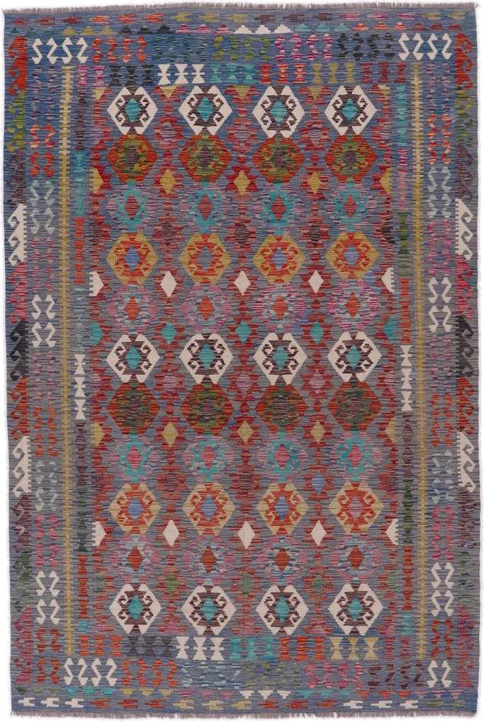 Kilim Tappeto 200 x 300 (Afghanistan) Tessuto A Mano