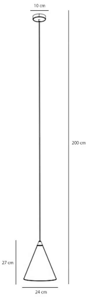 Lampada a sospensione Form ALDEX, dimmerabile, Rosso, Soggiorno / Sala da pranzo, Metallo, Lampada a sospensione