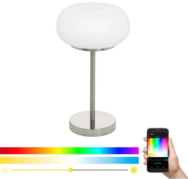 Eglo 98658 - LED RGB Lampada da tavolo dimmerabile OPTICA-C LED/16W/230V