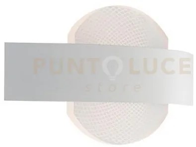 Applique a parete led eternity bianca 11w 1210lm 4000k 24x5,5x13cm