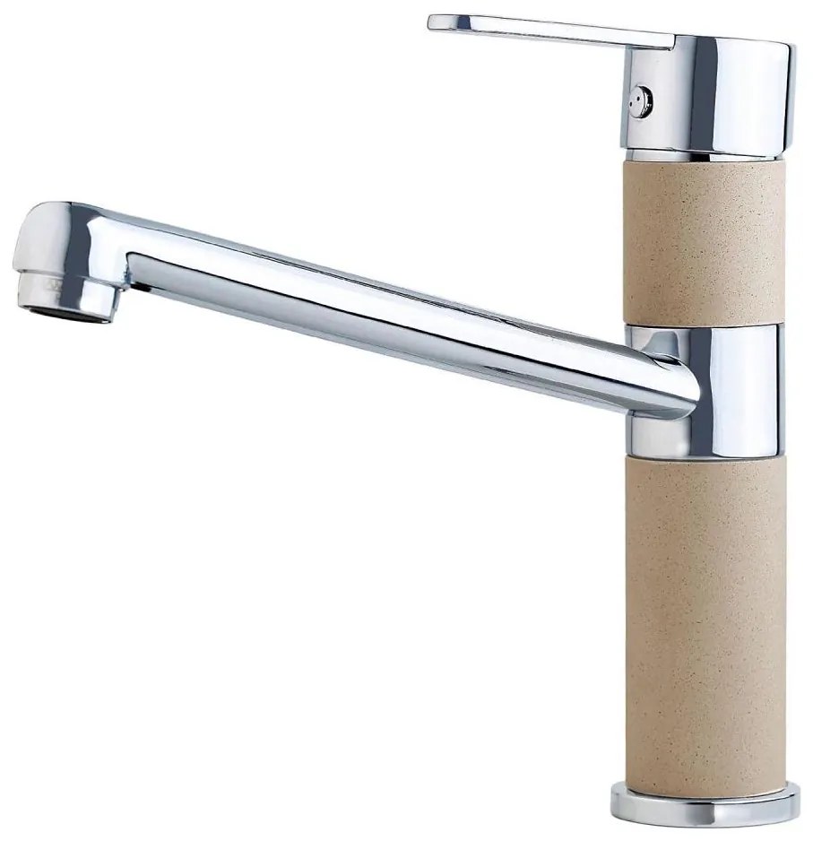 ALVEUS 1119874 - Rubinetto per lavello ZENIT 20,2 cm granito/beige