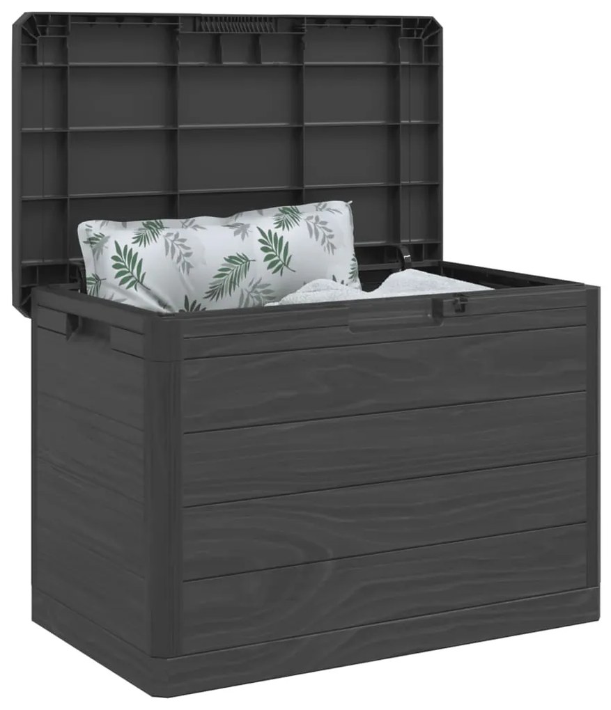 Contenitore cuscini antracite 77,5x44,5x53 cm in polipropilene