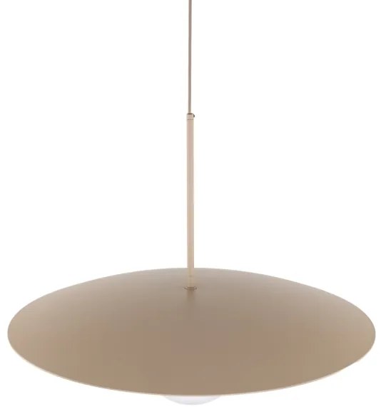 Lampadario a sospensione con filo SLATE 1xE27/15W/230V diametro 65 cm beige