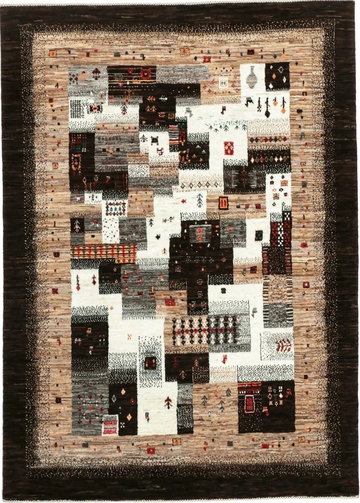 Loribaft Tappeto persiano 200 x 140 Beige (Iran) Annodato A Mano