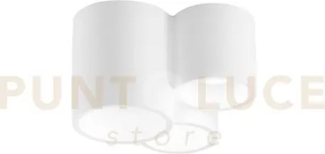 Plafoniera banjie tubolare bianca 3 luci attacco gu10 22x19,8x14cm ...