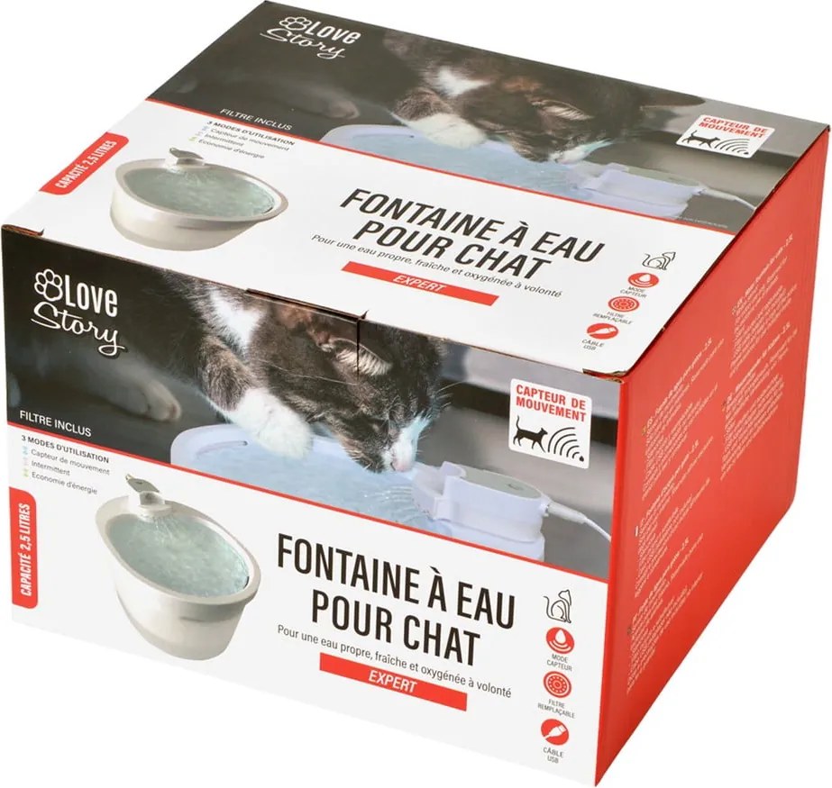 Abbeveratoio per gatto – Love Story