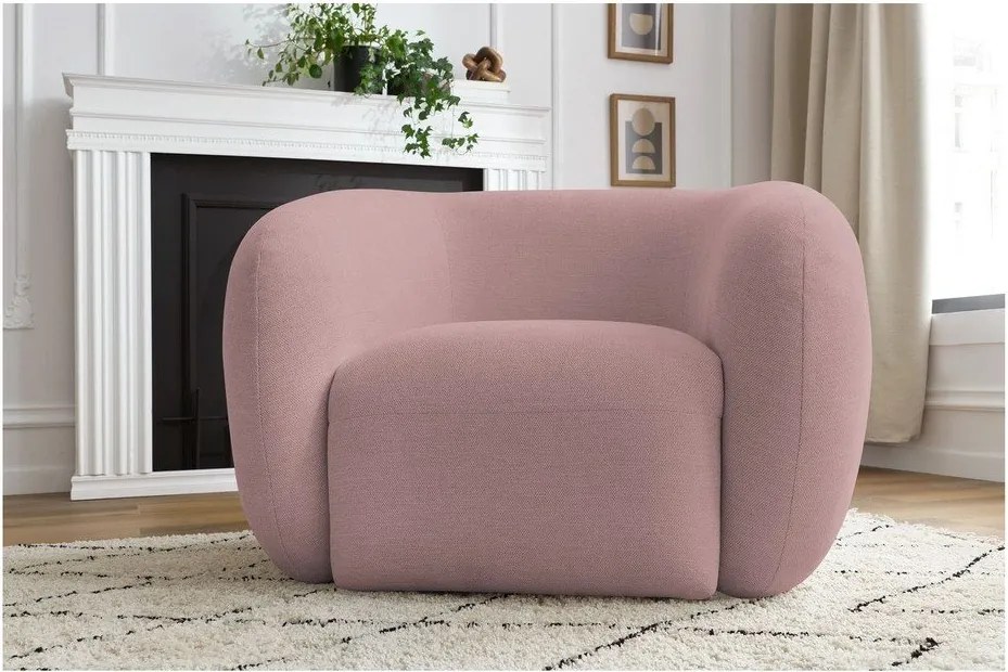 Poltrona in rosa chiaro Celine – Bobochic Paris