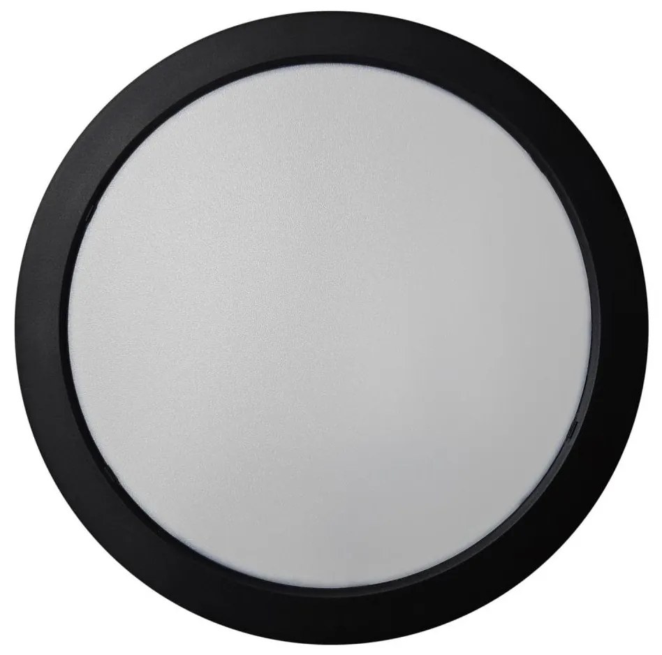 Plafoniera LED ROUND LED/24W/230V 4000K diametro 28,8 cm nero