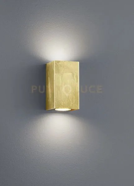Cleo applique rettangolare 2 luci bi-direzionali attacco gu10 fogli...