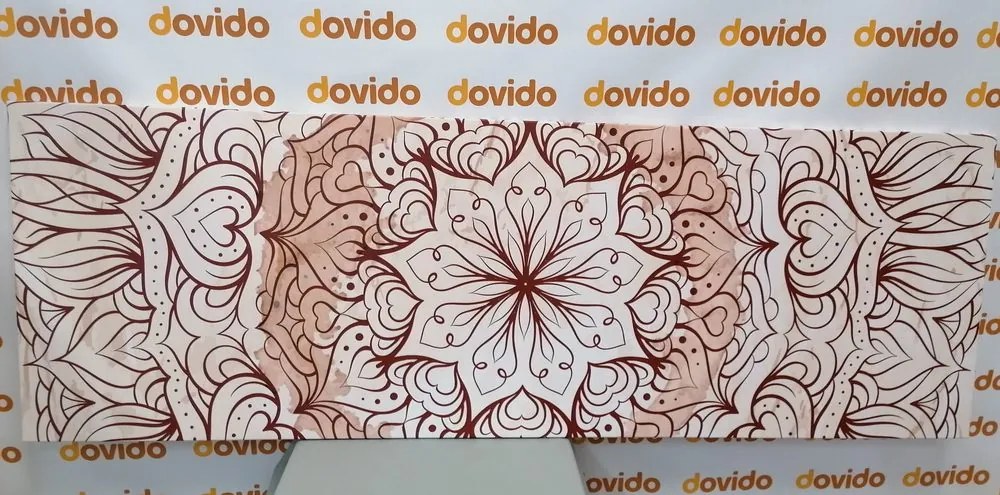 Quadro su tela – Mandala etnica astratta