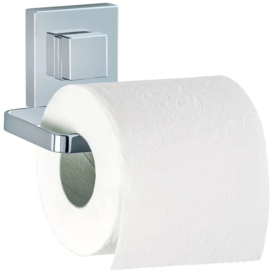 Supporto per carta igienica autoportante Vacuum-Loc Quadrio, capacità di carico fino a 33 kg Quadro - Wenko
