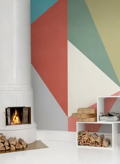 Wandbild Big Diamond von Rebel Walls