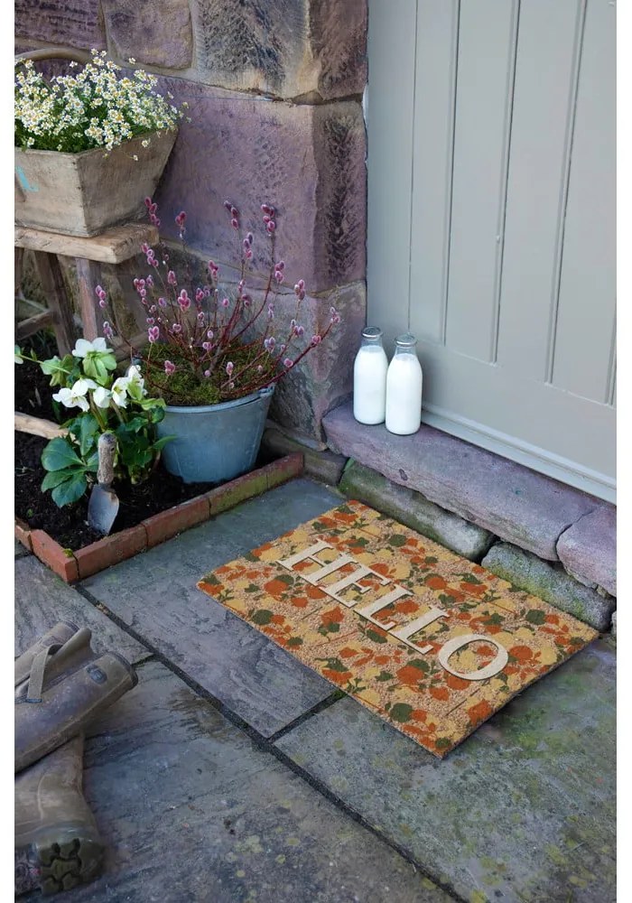 Zerbino in fibre di cocco 40x60 cm Hello Floral – Artsy Doormats