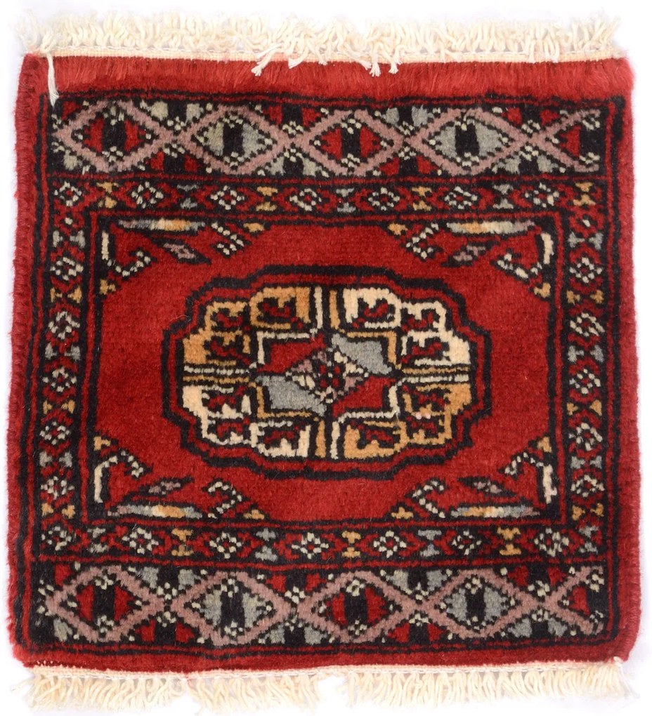Bokhara Tappeto 30 x 30 (Pakistan) Annodato A Mano