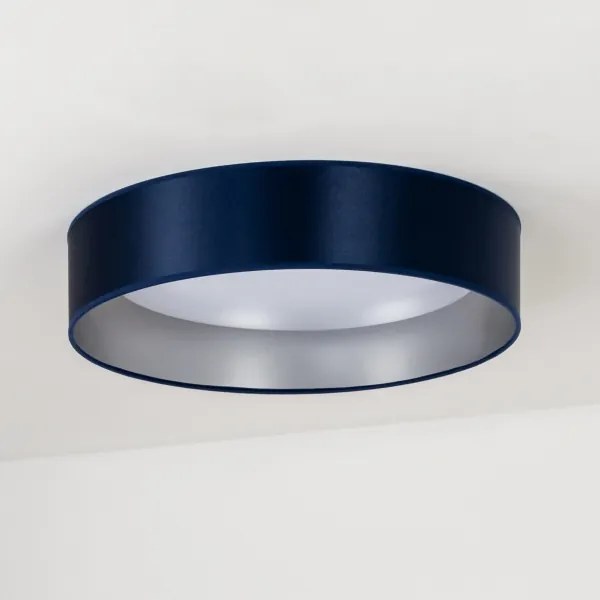 Duolla - Plafoniera LED ROLLER LED/24W/230V diametro 45 cm blu/argento