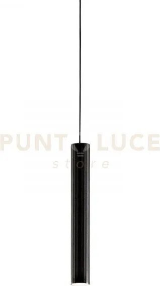 Tubo led per sistema binario  shift nero 48v in metallo 6w 3000k 73...