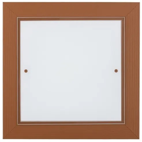 Argon 7268 - Plafoniera TABOR 2xE27/15W/230V 32x32 cm terracotta